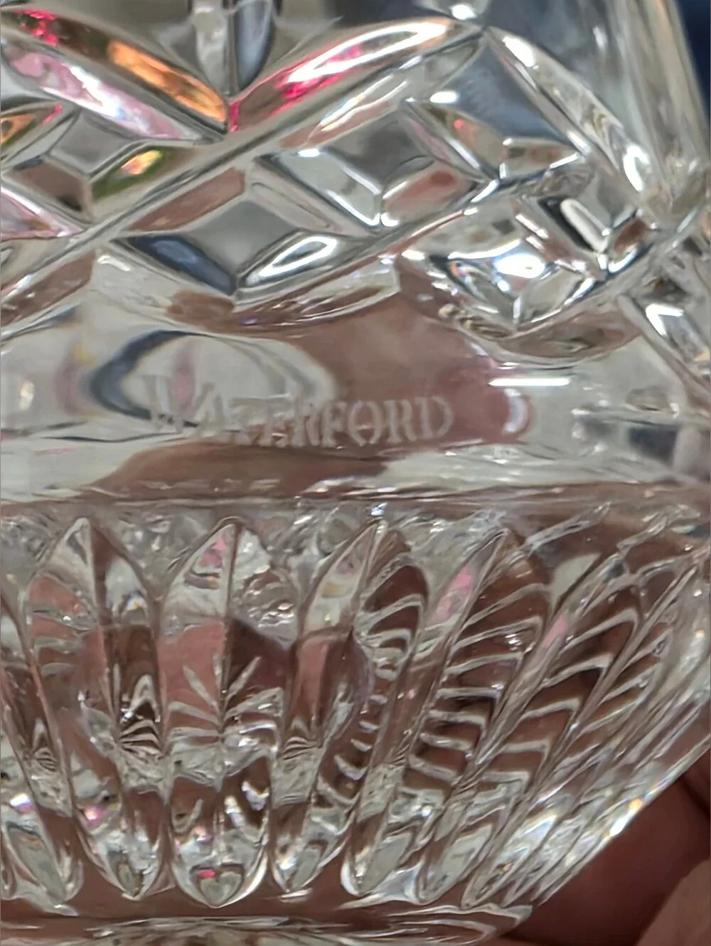 Waterford Lismore Roly Poly Old Fashioned Tumbler Glasses Set Of 2